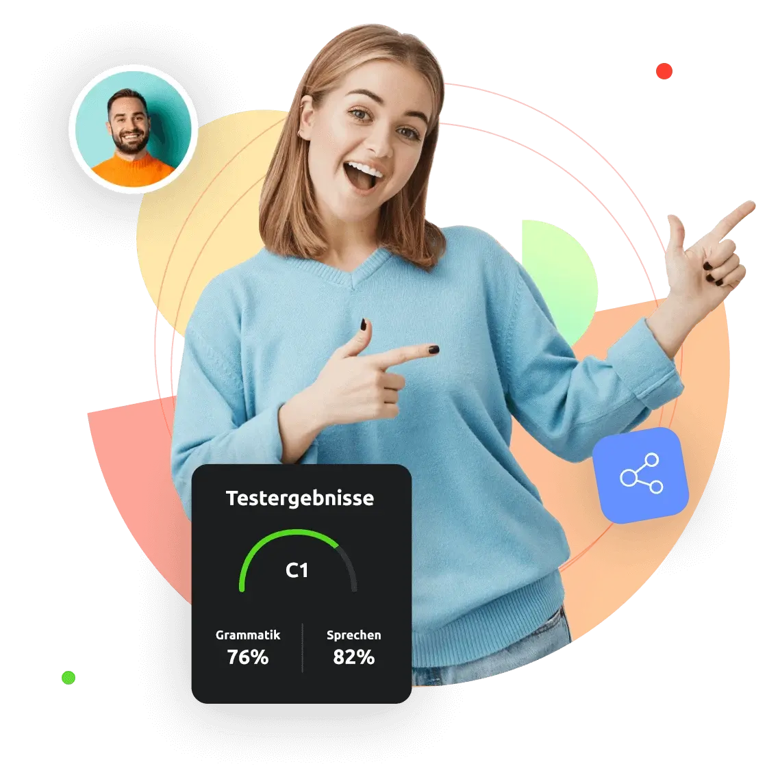 Banner für den Online-Englischtest